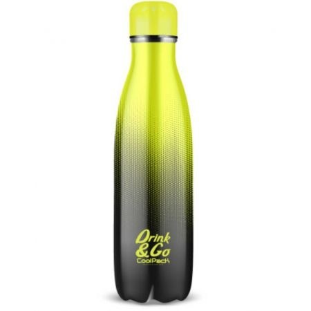 Bidon termiczny metalowy 500 ml Gradient Lemon CoolPacka PATIO Z04510/F