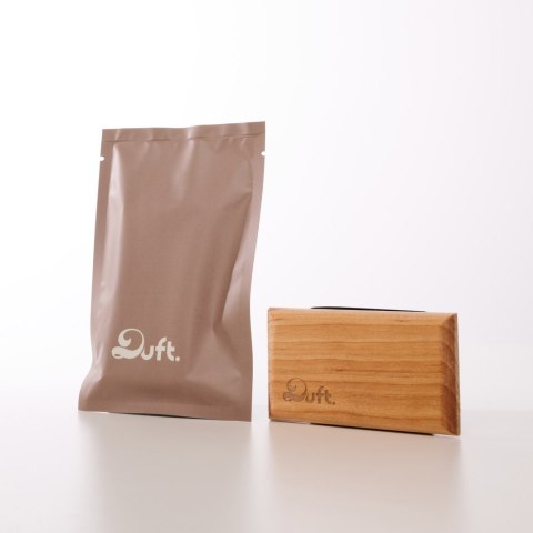 Drewniany zapach do samochodu DUFT Tobacco&Vanilia, naturalny dyfuzor z uchwytem