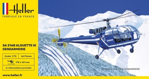 Heller 80286 Alouette 1/72 S-30
