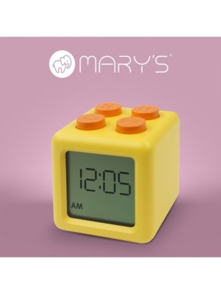 MARY S budzik Klocek żółty