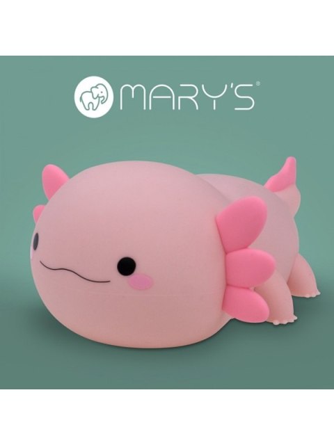 MARY S lampka nocna LED Aksolotl różowy