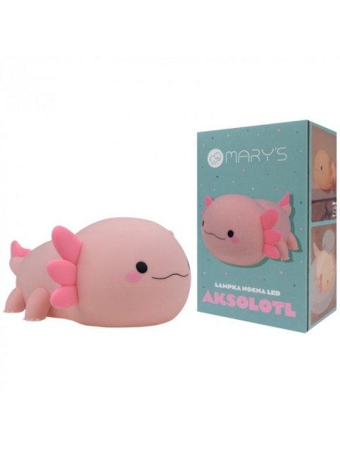 MARY S lampka nocna LED Aksolotl różowy