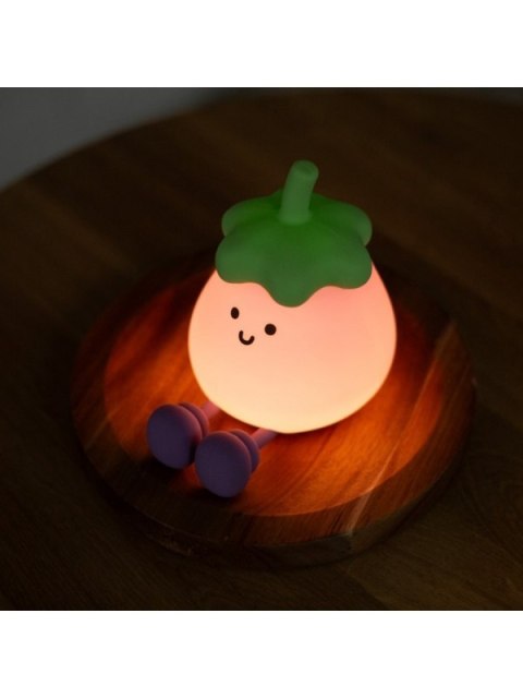 MARY S lampka nocna LED Bakłażan