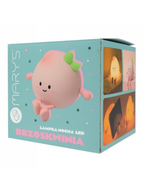 MARY S lampka nocna LED Brzoskwinia