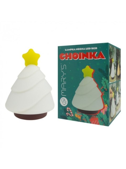MARY S lampka nocna LED Choinka RGB