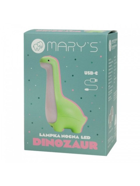 MARY S lampka nocna LED Dinozaur