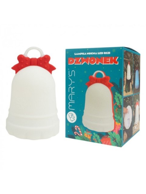 MARY S lampka nocna LED Dzwonek RGB