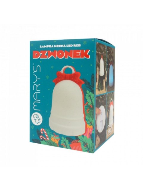 MARY S lampka nocna LED Dzwonek RGB