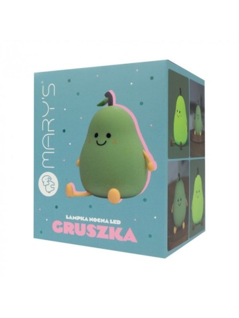 MARY S lampka nocna LED Gruszka zielona