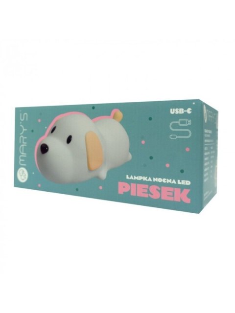 MARY S lampka nocna LED Piesek