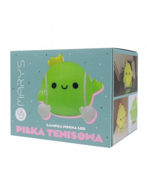 MARY S lampka nocna LED Piłka tenisowa