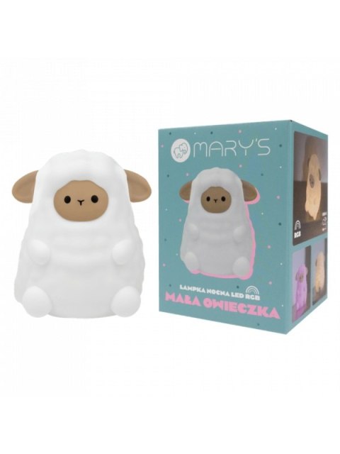 MARY S lampka nocna LED RGB Mała owieczka
