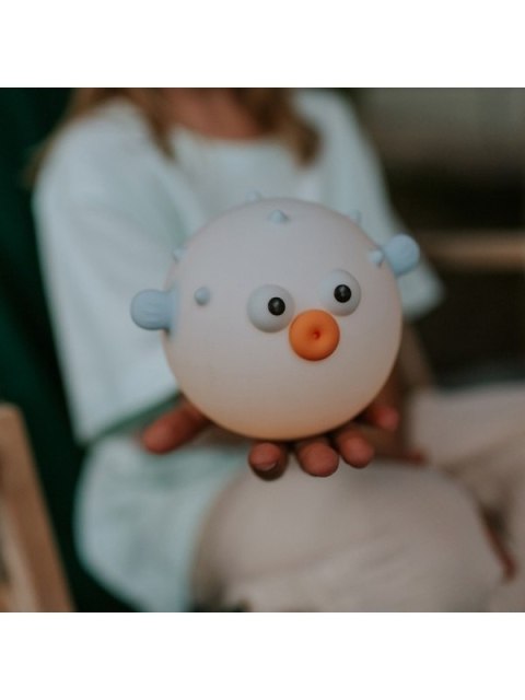 MARY S lampka nocna LED Rybka rozdymka niebieska