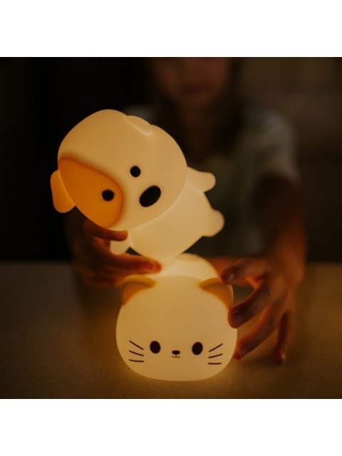 MARY S lampka nocna RGB z dźwiękiem Leniwy Piesek