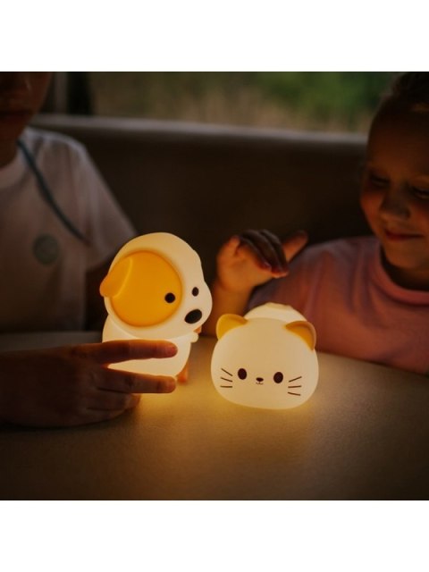 MARY S lampka nocna RGB z dźwiękiem Słodki Kotek