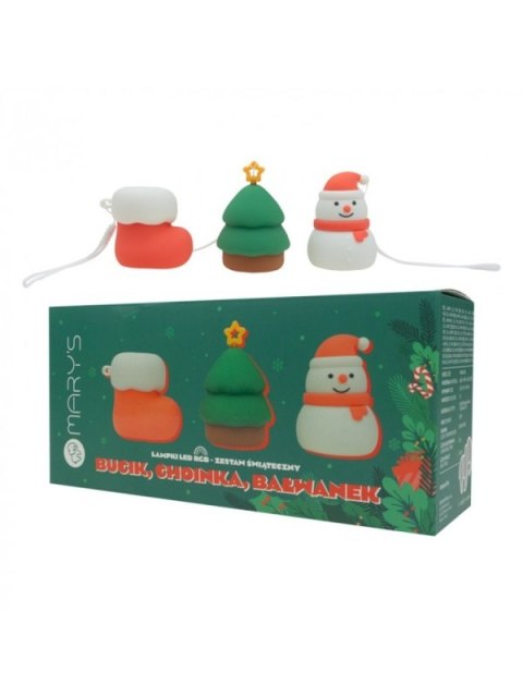 MARY S lampki nocne LED Zestaw świąteczny