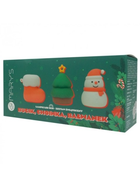 MARY S lampki nocne LED Zestaw świąteczny