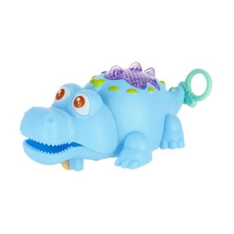 Zabawka naciągana Krokodyl świecący 13 cm MEGA CREATIVE 490303