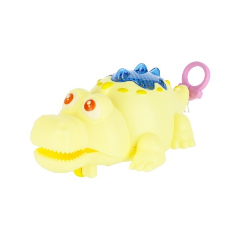 Zabawka naciągana Krokodyl świecący 13 cm MEGA CREATIVE 490303