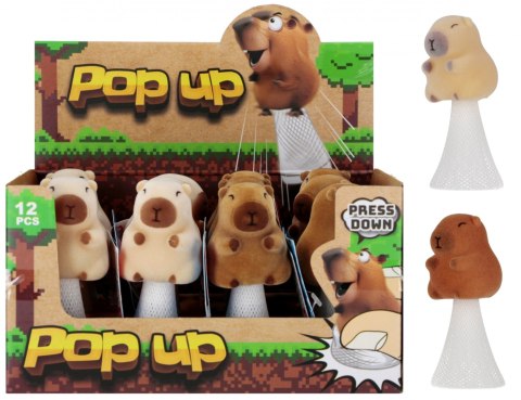 Zabawka skacząca Kapibara 10cm mix MEGA CREATIVE 565717