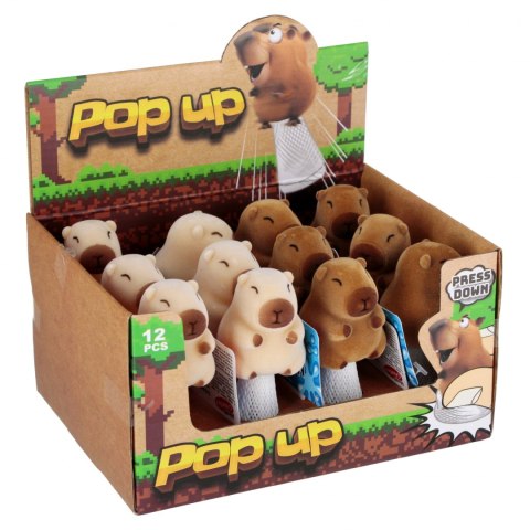 Zabawka skacząca Kapibara 10cm mix MEGA CREATIVE 565717