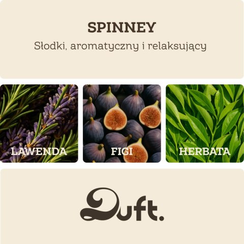 Zapach do samochodu DUFT Spinney - drewniany dyfuzor na kratkę +2 wkłady