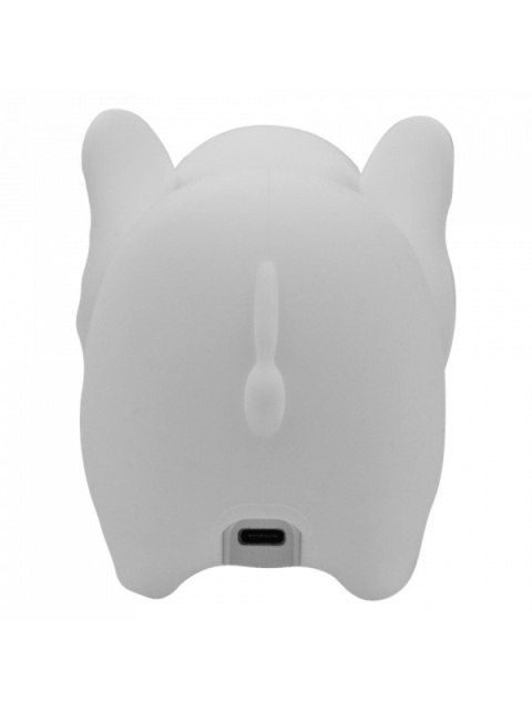 MARY S Lampka nocna LED Słoń biały RGB z pilotem