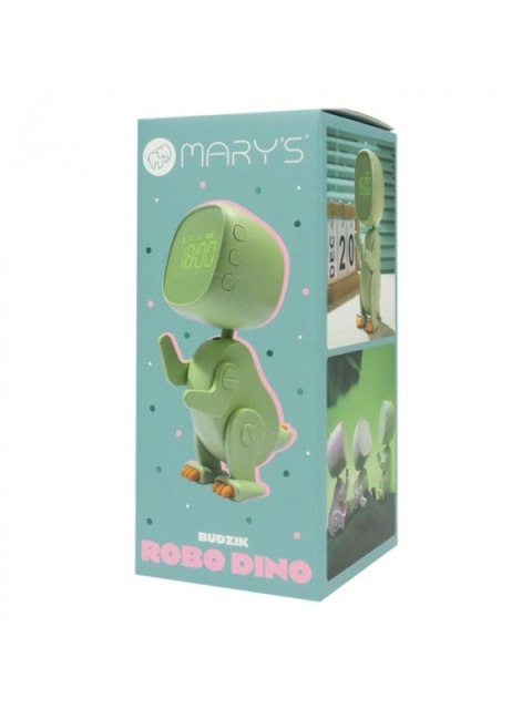 MARY S budzik Robo Dino zielony