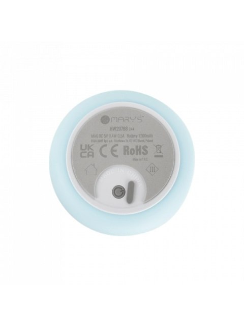 MARY S lampka LED Miś duży niebieski RGB WW RC
