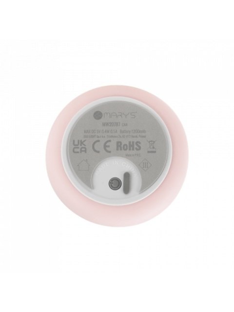 MARY S lampka LED Miś duży różowy RGB WW RC