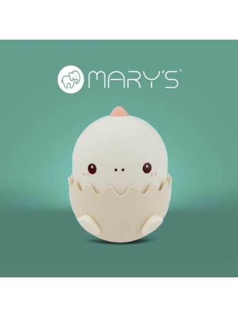 MARY S lampka nocna LED Baby dino RGB różowy