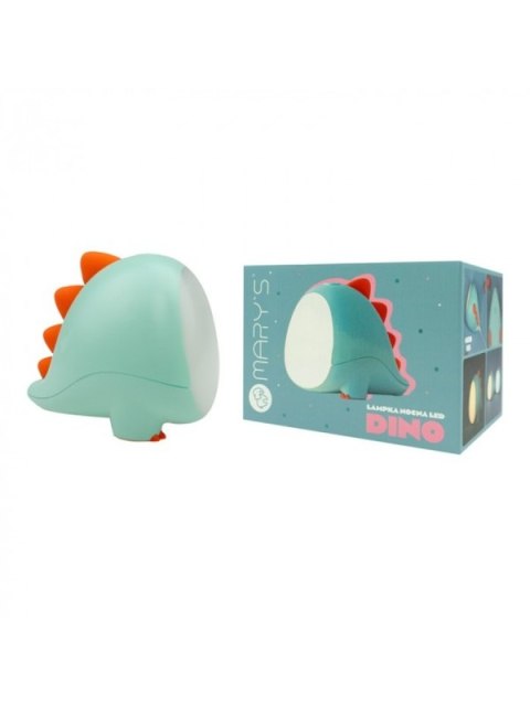 MARY S lampka nocna LED Dino zielony