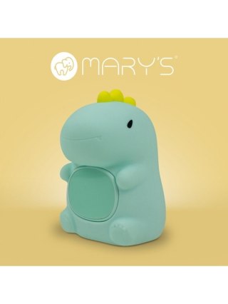 MARY S lampka nocna LED RGB Dino z budzikiem