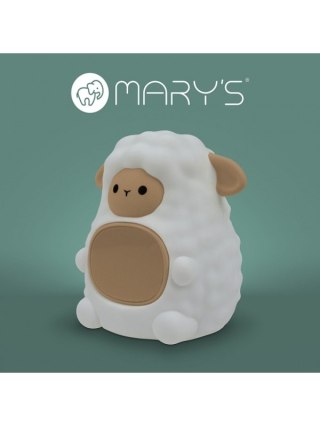 MARY S lampka nocna LED RGB Owieczka z budzikiem