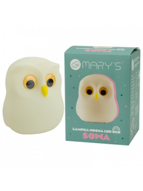 MARY S lampka nocna LED Sowa