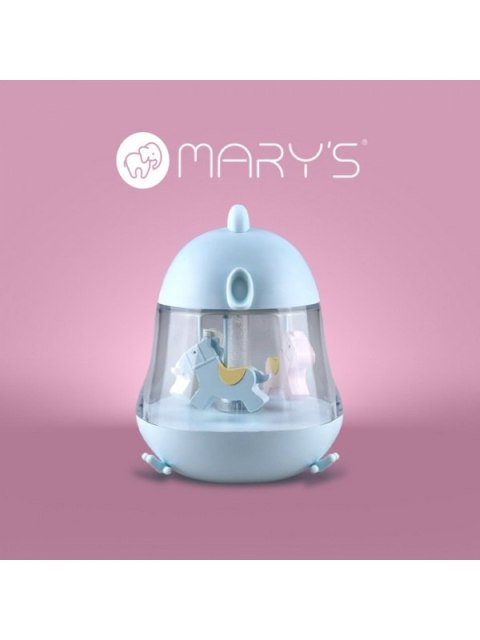 MARY S pozytywka lampka nocna LED RGB niebieska