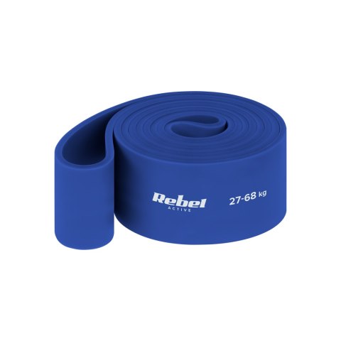 Guma do ćwiczeń TPE - Power Band PT-6, niebieska 27-68 kg REBEL ACTIVE