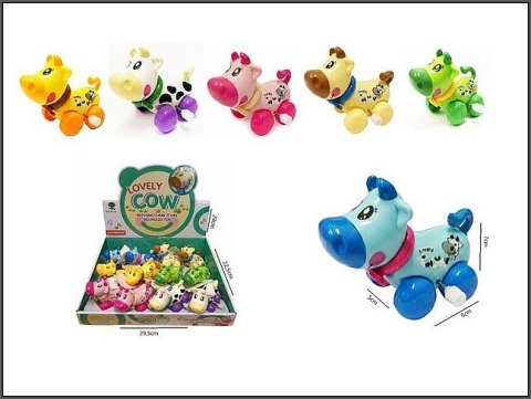 Krówka nakręcana 9cm