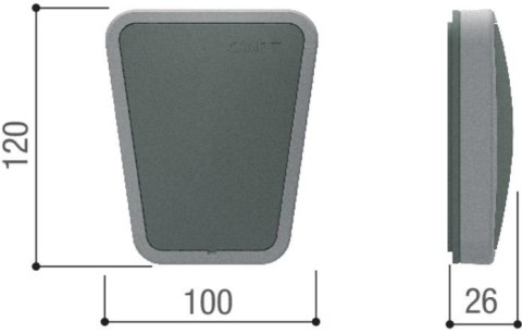 Lampa CAME KLT1FDSW LED RGW 24V (806LA-0060)