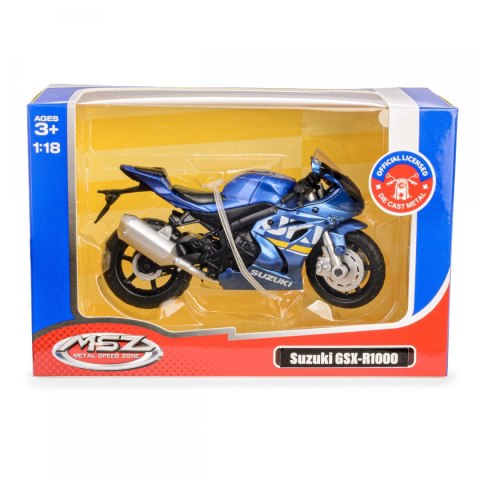 MOTOCYKL MET SUZUKI NIEB 1 18 WB