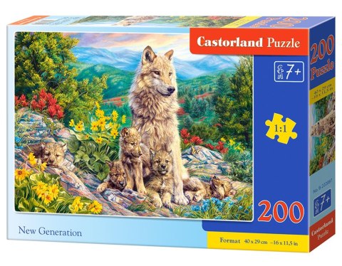 Puzzle 200 elementów New Generation CASTORLAND B-222087