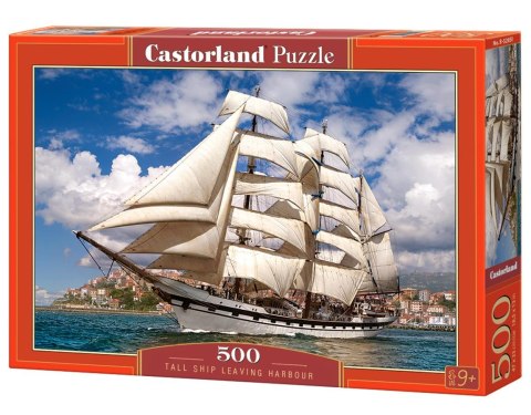 Puzzle 500 elementów Tall Ship Leaving Harbour CASTORLAND B-52851