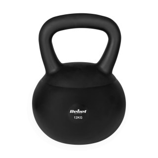 Soft Kettlebell miękki winylowy 12kg REBEL ACTIVE