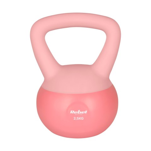 Soft Kettlebell miękki winylowy 2.5kg REBEL ACTIVE