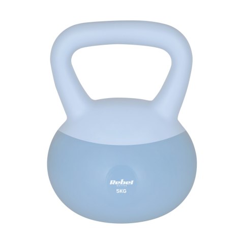 Soft Kettlebell miękki winylowy 5kg REBEL ACTIVE