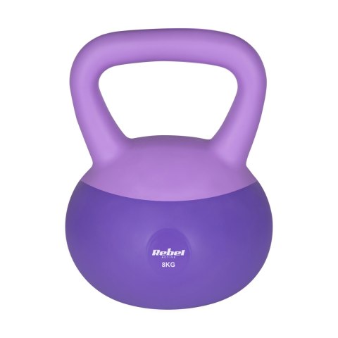 Soft Kettlebell miękki winylowy 8kg REBEL ACTIVE
