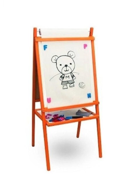 Tablica stojąca magnetyczna/kredowa obrotowa akcesoria TOYS MOP KK