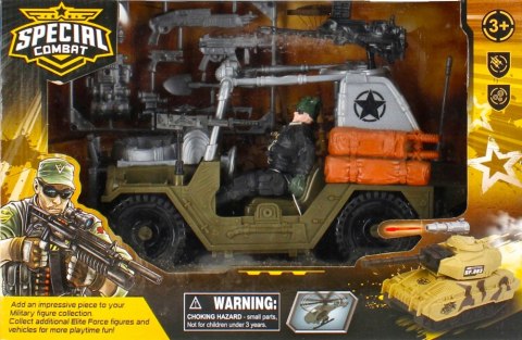 Auto wojskowe z akcesoriami MEGA CREATIVE 500255