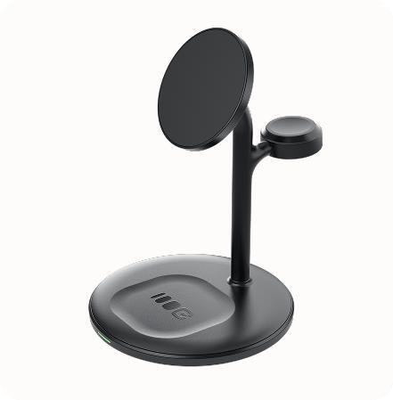 ŁADOWARKA INDUKCYJNA Greencell MagScape 3w1 15W MagSafe IPhone AirPods Apple Watch