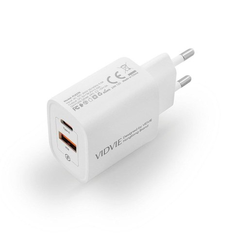 Ładowarka sieciowa USB typu A + USB typu C 20W 3A